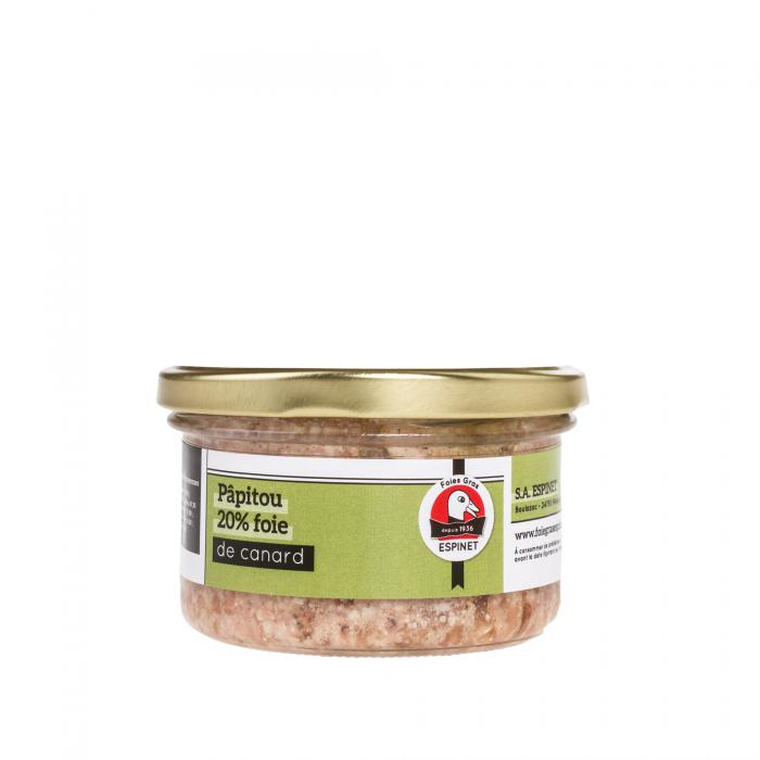 Pâpitou (20% bloc de foie de canard) - 90g